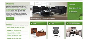 Website Design for Kentwood Office Furniture by The Imagination Factory