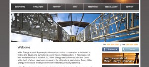 Identity, Print and Web Design for Miller Energy Company by The Imagination Factory