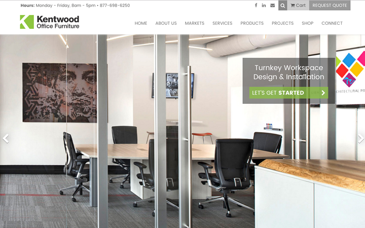 Project for Kentwood Office Furniture