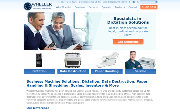 Project for Wheeler Business Machines