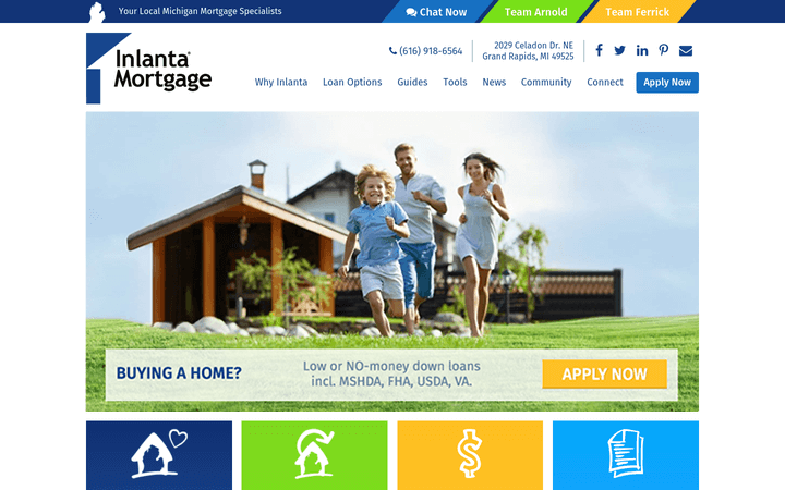 Project for Inlanta Mortgage Grand Rapids