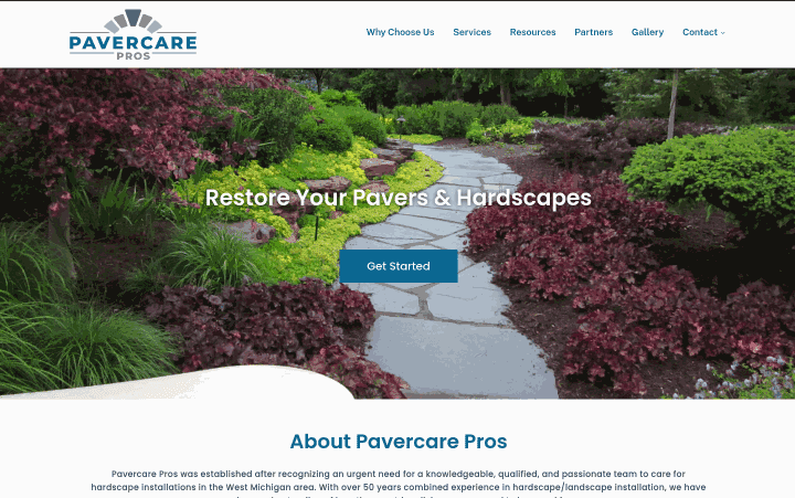 Project for Pavercare Pros